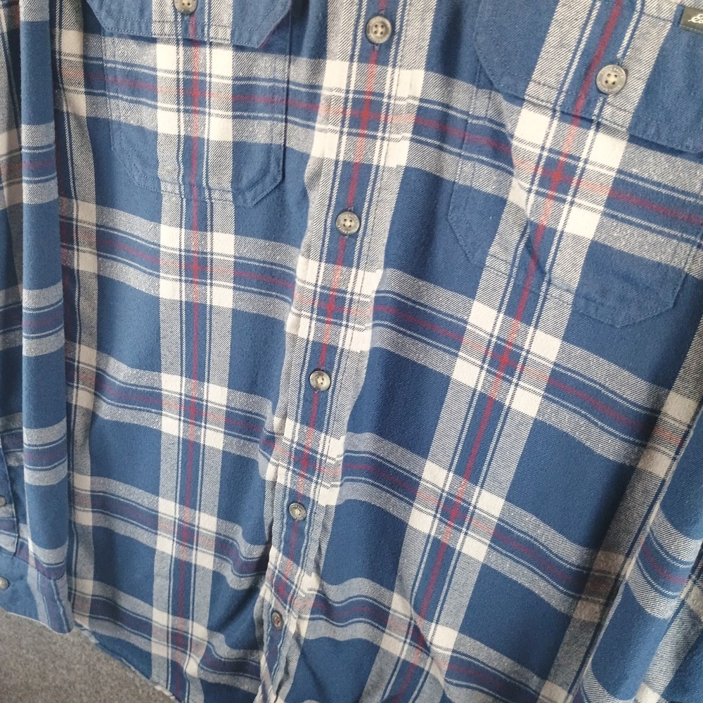Eddie Baur Shirt Men L Travex Plaid Outdoor Button Down Long Sleeve Classic Fit - Picture 5 of 12